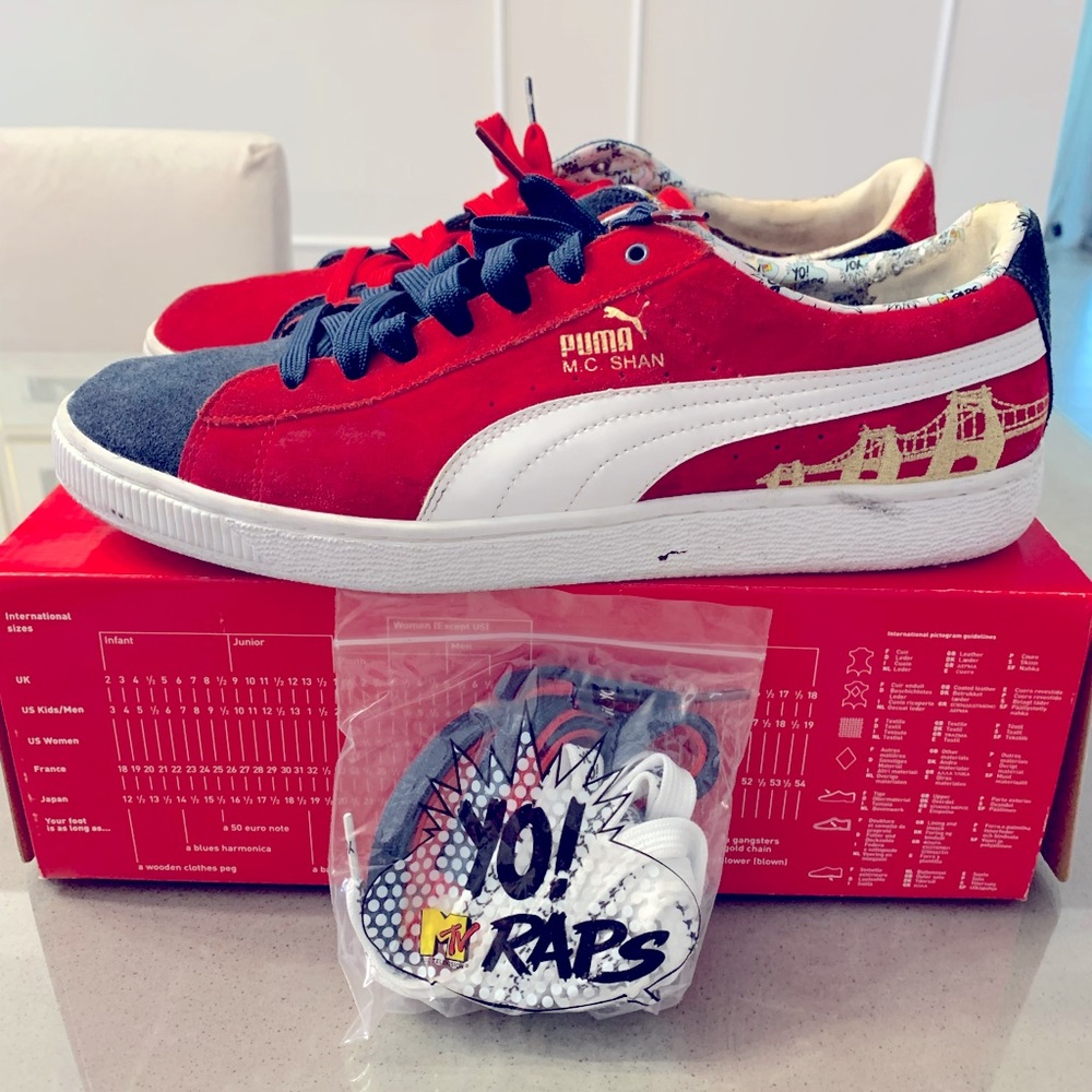 PUMA MC SHAN SUEDE YO! MTV RAPS SIZE 12